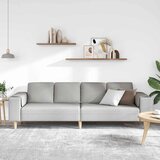  Kauč za dnevni boravak Oblačnosiva 250 x 77 x 76 cm Poliester | shoptok.hr