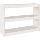 Maison Chic Knjižna omara - Knjižni regal za razdelitev prostora bela 100x30x71,5 cm, (21725336) Cene