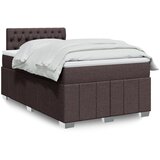 Maison Chic Box spring postelja - Vzmetna postelja z vzmetnico temno rjav 120x200 cm blago SL23982, (21891483) | Shoptok.si