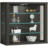 MID.YOU VISEČA VITRINA, antracit | Shoptok.si