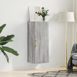  Zidni ormarić siva boja hrasta sonome 34,5 x 34 x 90 cm | shoptok.hr