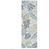 Flair Rugs Zeleni/plavi unutarnji i vanjski tepih 80x230 cm Bella Leaf – Cijene