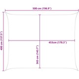  Jedro za sunce Žuta i bijela 5 x 4 m 100% poliester Oxford | shoptok.hr