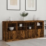  Komoda s LED svjetlima boja dimljenog hrasta 163x37x67 cm | Eponuda.ba