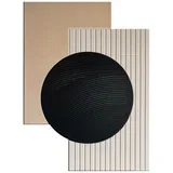 Akustikpaneel Marla Schwarz/beige