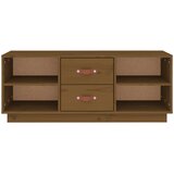 The Living Store ormarić smeđa boja meda 100 x 34 x 40 cm od masivne borovine | shoptok.hr