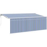  Skrovita tenda Prugasti Plava 350 x 200 cm tkanina | Eponuda.ba