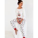 Sensis Pyjamas Panda 3/4 Christmas S-XL ecru 001