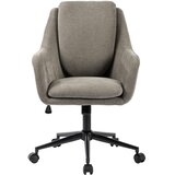 MID.YOU VRTLJIVI STOL kovina, tekstil siva, črna | Shoptok.si