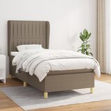 The Living Store Box spring postelja z vzmetnico taupe 90x200 cm blago - Box Spring Postelja, (21513074) Cene