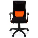 MID.YOU Mladinski Vrtljiv Stol Kiddy Pro Al, Črna, Oranžna | Shoptok.si