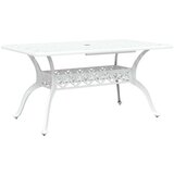  Set od 4 Bijela Lijevani aluminij 150 cm x 90 cm x 72 cm | shoptok.hr