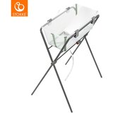 Stokke otroška banjica flexi bath® transparent green + podpora za novorojenčka + zložljivo stojalo za banjico flexi bath® grey Cene