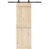 vidaXL Pribor za klizna vrata 152,5 cm čelični crni | shoptok.hr