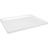  Podloga za tuširanje s točkicama bijela 80 x 100 x 4 cm ABS | shoptok.hr