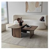 Hanah home Set stočića za kafu Paris Bronze Orah Cene