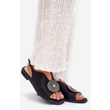 S. BARSKI Shiny Women's Sandals With Decorative Detail S.Barski | ePonuda.com