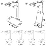  LED prigušiva dodirna stona lampa BARI LED/6W/230V crna | Eponuda.com