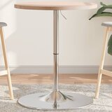 vidaXL Barska miza Ø60x90,5 cm trdna hrastovina Cene