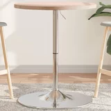 vidaXL Barski stol Ø 60 x 90 5 cm od masivne hrastovine