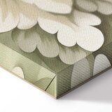  Slika - Retro Vintage Flowers in Delicate Cream and Green Colors 120x80 Akustična | shoptok.hr