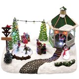 Home Osvetljena LED diorama Božićno selo Cijene