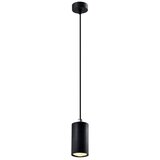Candellux Lighting Crna viseća lampa s metalnim sjenilom ø 7 cm Tubo - Cijene