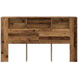 vidaXL Vzglavna omarica starinski les 180x18,5x102,5 cm inženirski les | Shoptok.si
