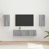  Komplet TV omaric 4 pcs Siva Sonoma Konstruiran les, (5000132243) | Shoptok.si