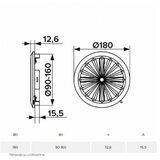 Bblink era žaluzina 10RKU (ø 90-160 mm) | ePonuda.com