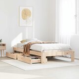 Furnova Posteljni okvir brez vzmetnice 90x200 cm trdna borovina, (22055580) Cene