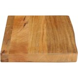 Stolna Mizna plošča z naravnim robom 60x20x3,8 cm trden mangov les, (21412058) | Shoptok.si
