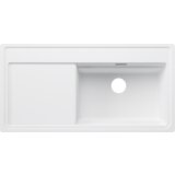 Blanco pomivalno korito ZENAR XL 6 SF D InFino SILGRANIT plošča les + pribor za parne pečice, z daljincem. - NEŽNA BELA | Shoptok.si