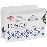 podstavek za serviete 7,5x15,5xh11cm belo-moder / pvc, (5000198914)