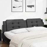  Jastuk za uzglavlje Zadar crni 193 cm od umjetne kože | Eponuda.com