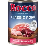 Rocco Classic Pork 6 x 400g Svinjina s piščancem in puranom