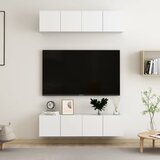 TV ormarići 4 kom bijeli 60 x 30 x 30 cm od konstruiranog drva | shoptok.hr