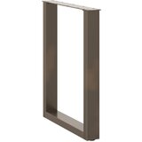  Noge za blagovaonski stol U-oblik 2 kom Prirodni čelik 60 x (72-73) cm Čelik | shoptok.hr