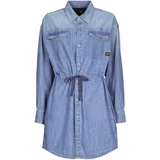 G-star Raw Kratke obleke - Modra