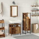  Set namještaja za kupaonicu 3 pcs Smeđa 33 x 33 x 120.5 cm | Eponuda.ba