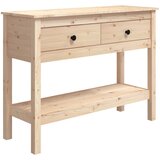 Maison Chic konzolna miza - miza ob steni 100×35×75 trdna borovina, (21786281) | Shoptok.si