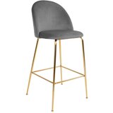 House Nordic Sive baršunaste barske stolice u setu 2 kom 108 cm Lausanne – Cijene