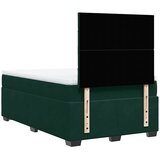 Box spring krevet s madracem tamnozeleni 120x200 cm baršunasti | shoptok.hr