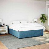 vidaXL Posteljni okvir moder 180x200 cm žamet | Shoptok.si
