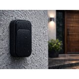  Brezžični 230V LED elektronski zvonec 38 melodij do 130m IP68 črn | Shoptok.si