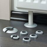 LOGOCLIC Rozeta za cevi (Srebrna, 2 kos, Plastika) | Shoptok.si