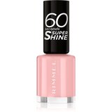 Rimmel London 60 Seconds Super Shine hitro sušljiv lak za nohte 8 ml odtenek 262 Ring A Ring O´Roses Cene
