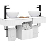  Set namještaja za kupaonicu 3 kom. Bijela Konstruirano drvo | shoptok.hr