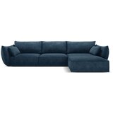 Mazzini Sofas Temno moder kotni kavč (desni kot) Vanda - Mazzini Sofas Cene