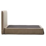 Kave Home Smeđe-sivi tapecirani bračni krevet 160x200 cm Jaira – | shoptok.hr